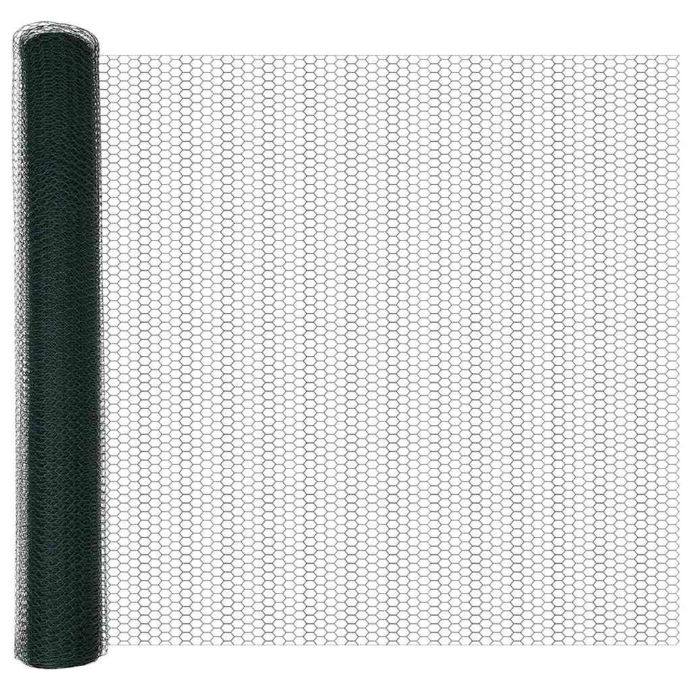 Clôture hexagonale vert 1 x 50 m pvc