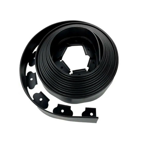 Rouleau bordure de jardin pe (10m) noire hauteur / épaisseur : 5cm