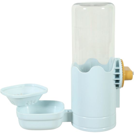 Distributeur d'eau 750 ml bleu pour lapin et cochon d'inde.