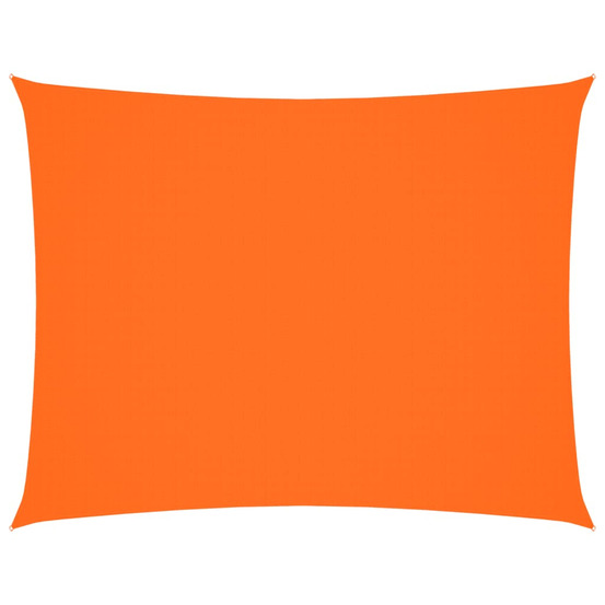 Voile de parasol tissu oxford rectangulaire 2x3 m orange