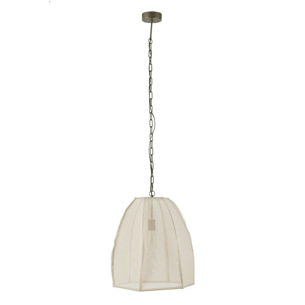 Lampe suspension en lin 
