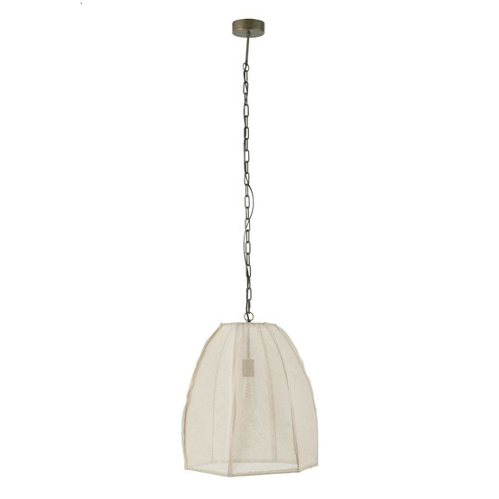 Lampe suspension en lin