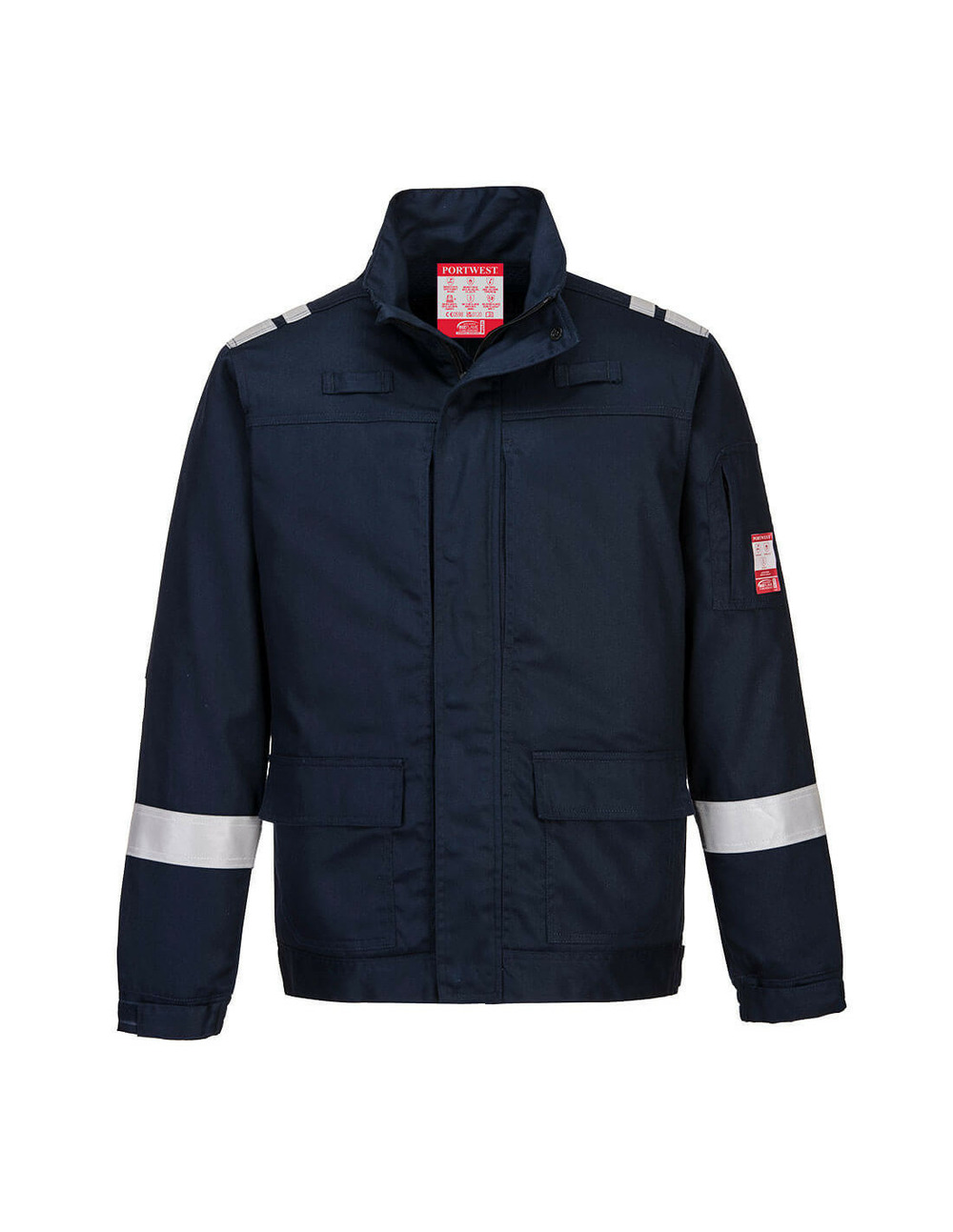 Veste bizflame plus couleur : marine taille xxl - portwest