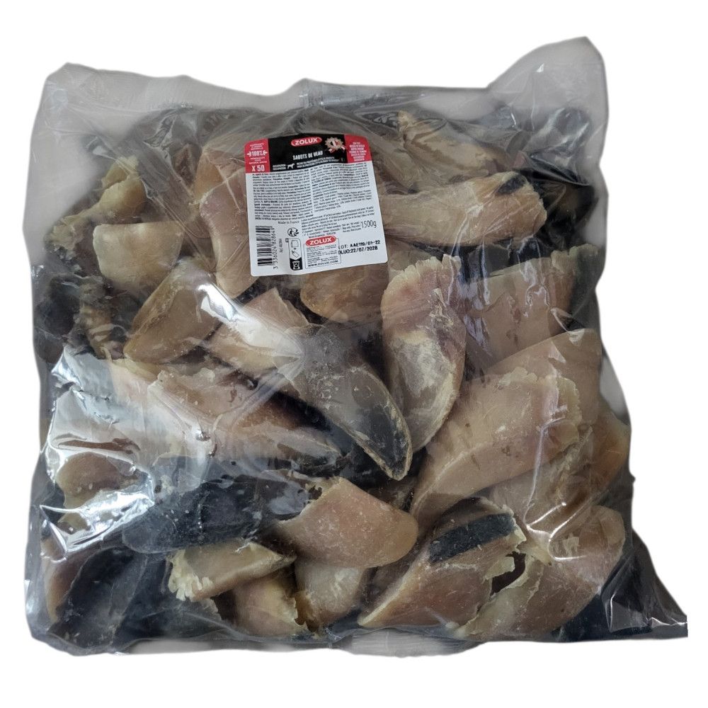 Sabots de veau 50 pièces friandises pour chien
