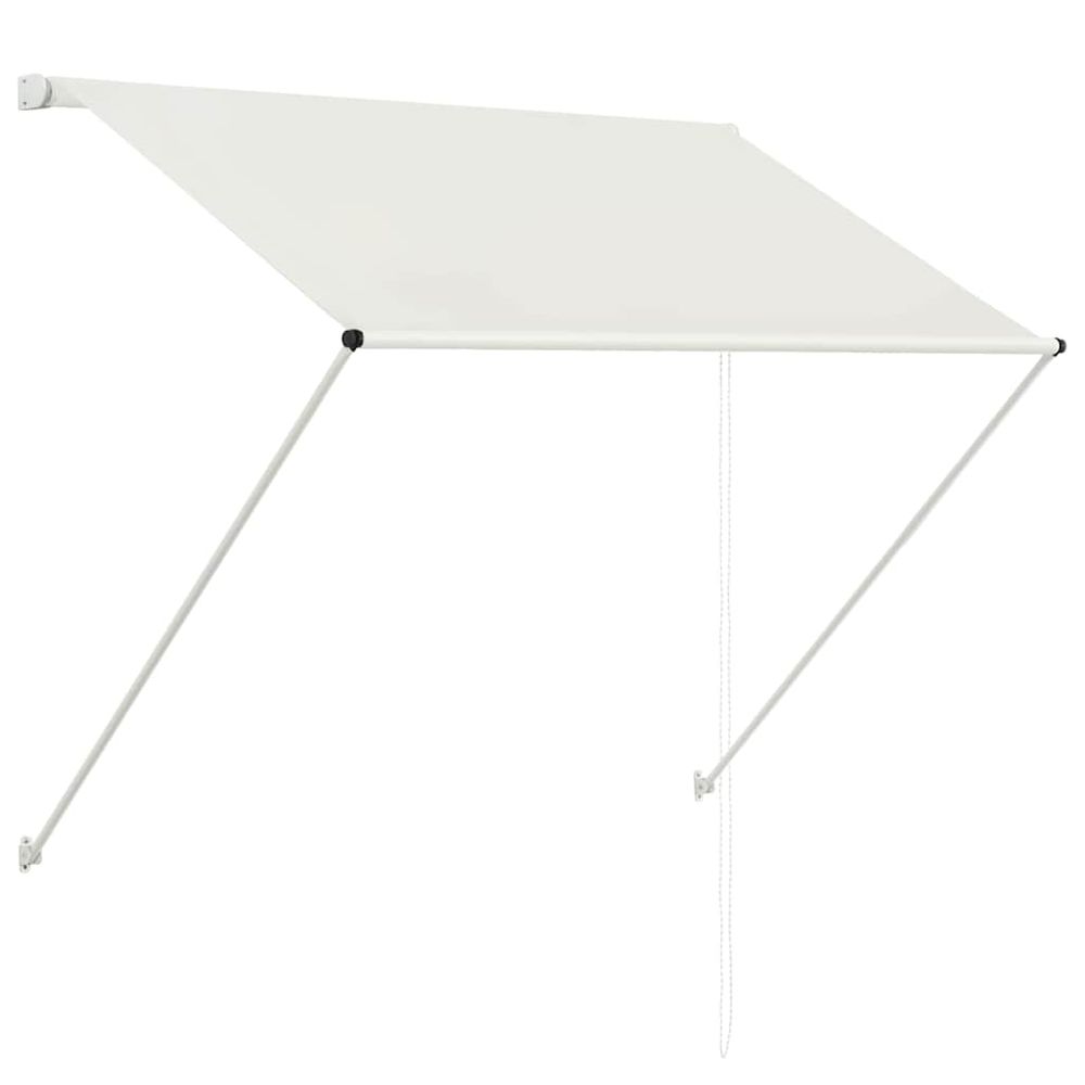 Auvent rétractable 100x150 cm crème