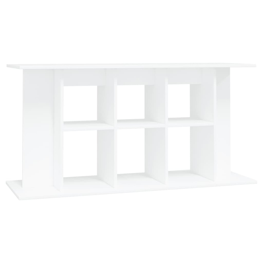 Support pour aquarium blanc 120x40x60 cm bois d'ingénierie