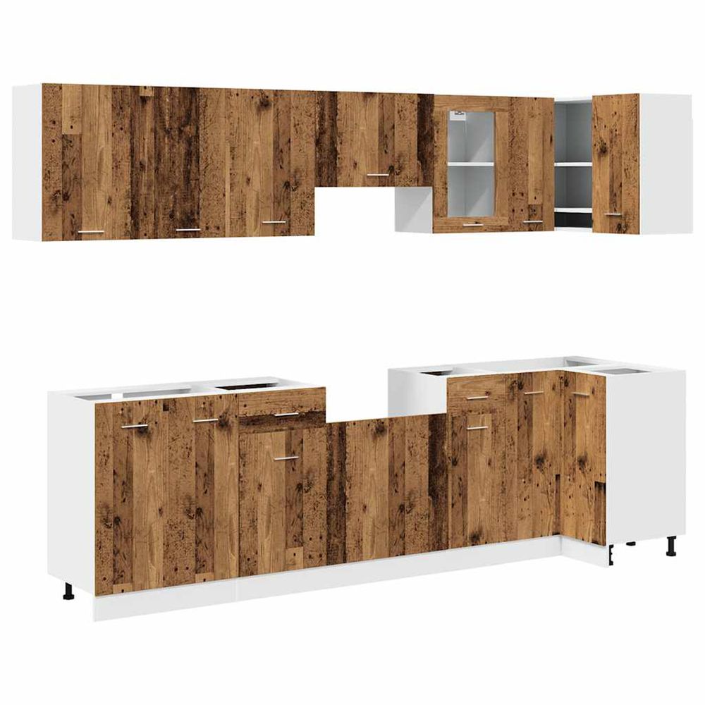 Ensemble de 11 meubles de cuisine 