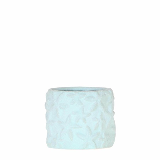 Pot décoratif étoile de mer - bleu - 6 cm