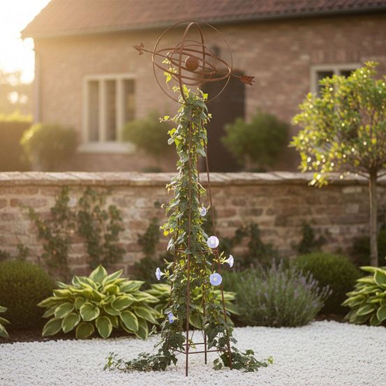 Support à plantes fer galaxy 64x37x181cm