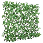 Treillis de lierre artificiel extensible vert 186x30 cm