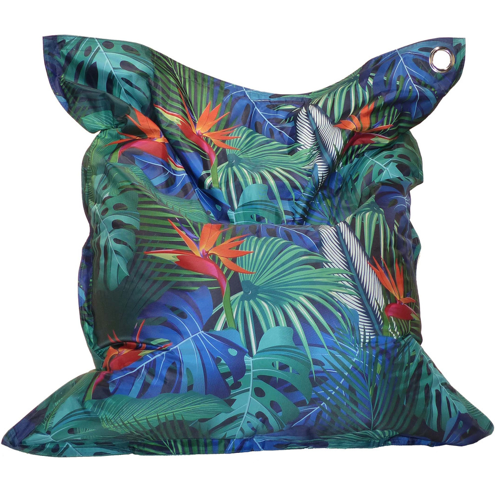 Maxi coussin imprimé intérieur extérieur 110 x 130 cm paradis