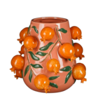 Mica decorations - vase en céramique rose h30,5