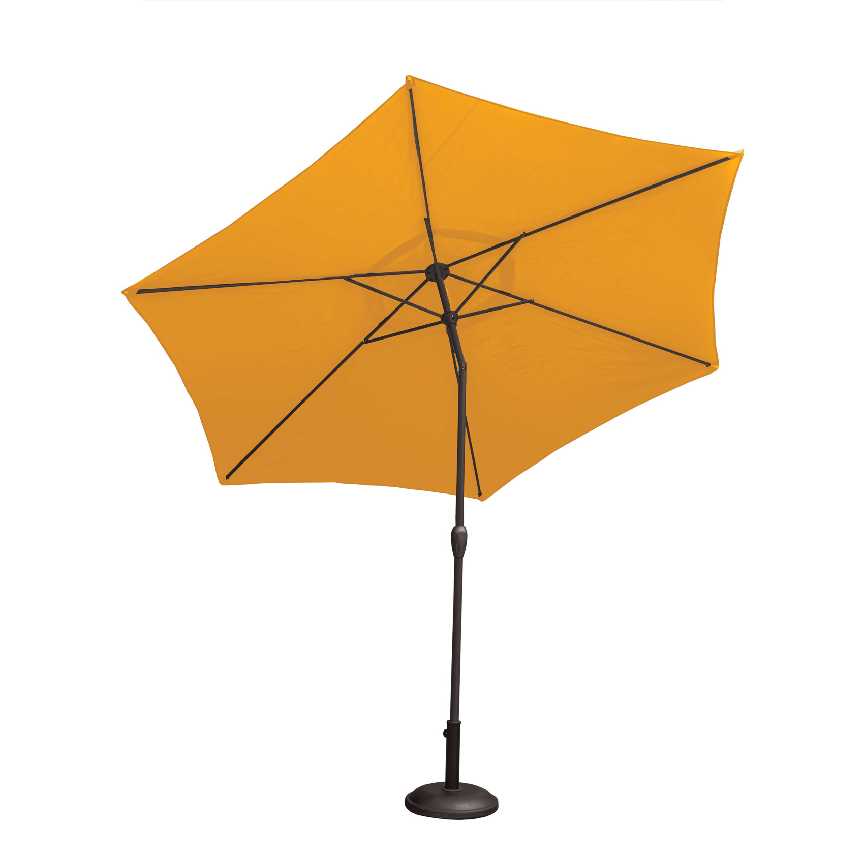 Imagin' - parasol centré et inclinable ø 3 m en aluminium