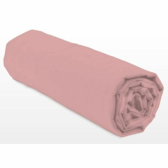 Drap-housse 160 x 200+25 cm - rose