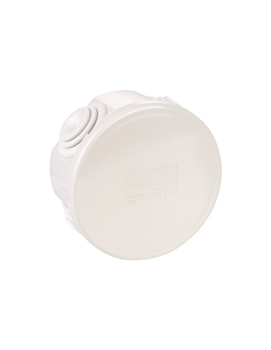 Boîte ip44 d65x35 passe-fils
