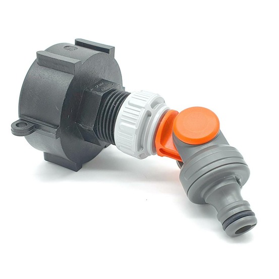 Raccord s60x6 avec sortie articulée raccord rapide gardena