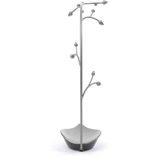 Arbre support à bijoux orchid acier
