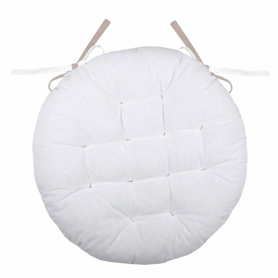 Lovely casa - galette de chaise ronde et bicolore