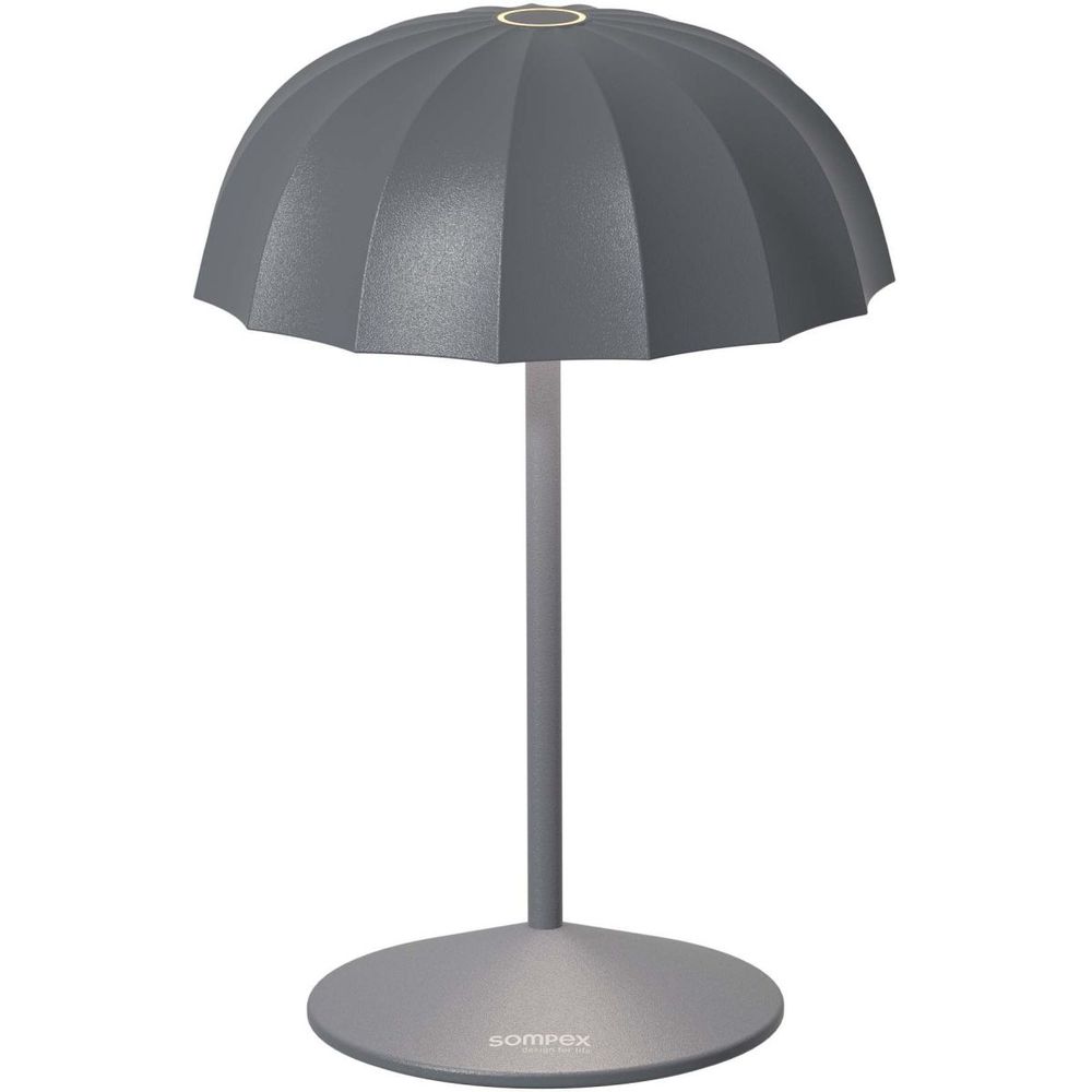 Lampe de table led 24 cm ombrellino anthracite