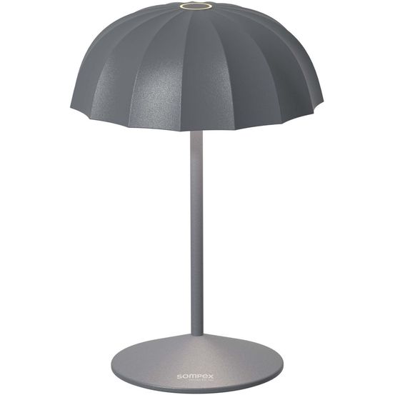 Lampe de table led 24 cm ombrellino anthracite