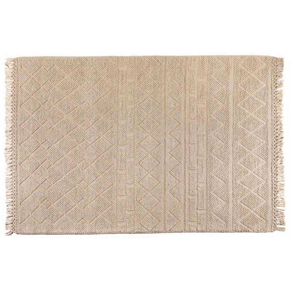 Tapis extérieur en pet soan neige 170 x 120 cm