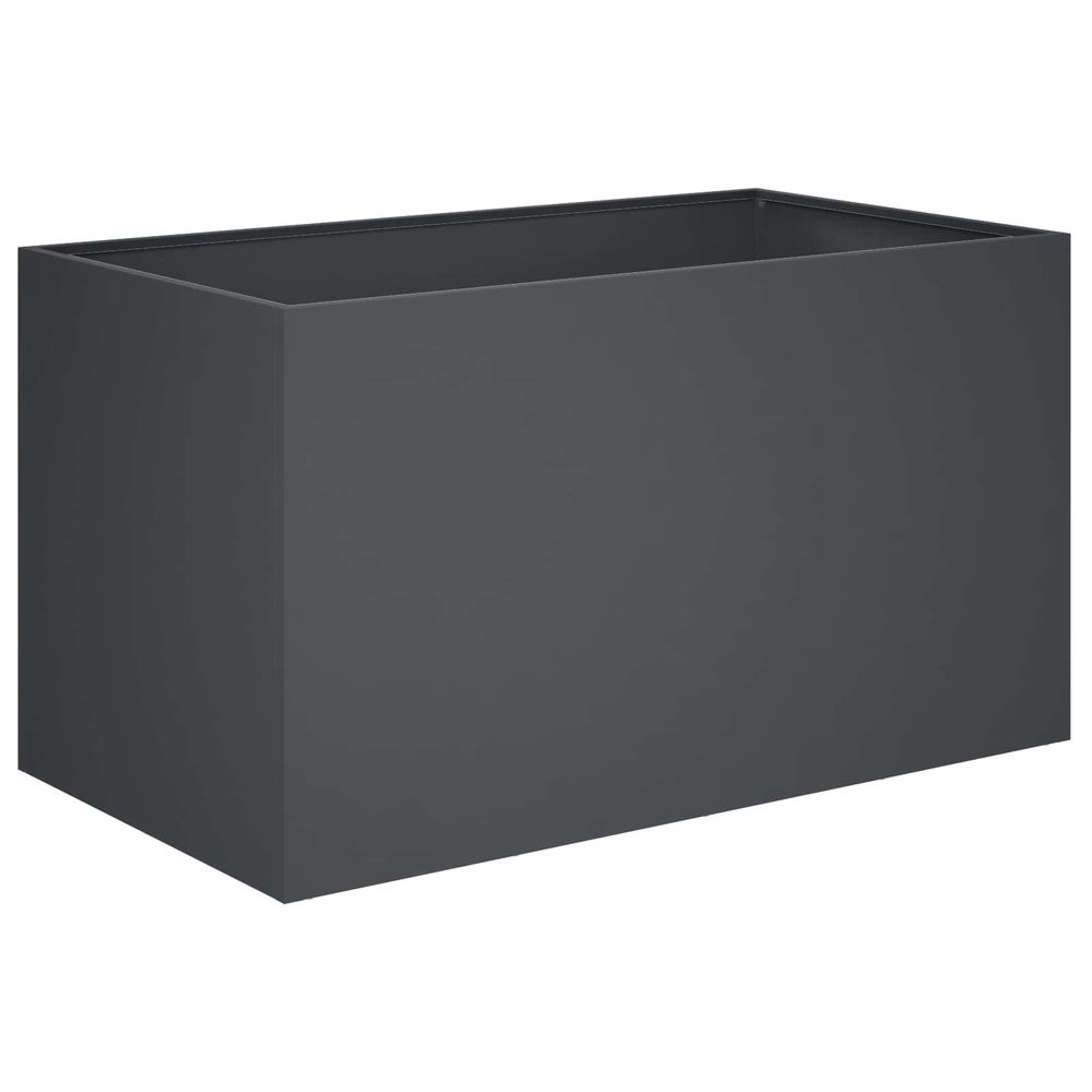 Cache-pot de jardin anthracite 100 x 50 x 50 cm