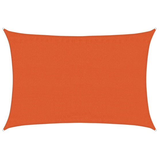 Voile d'ombrage 160 g/m² orange 3,5x4,5 m pehd