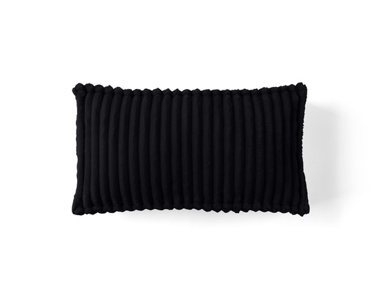 Stella - coussin - en velours côtelé grosses côtes - 32x57 cm