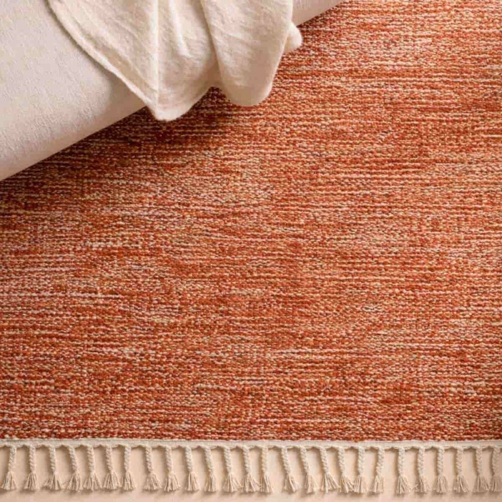 Tapis en coton à franges 60x90cm