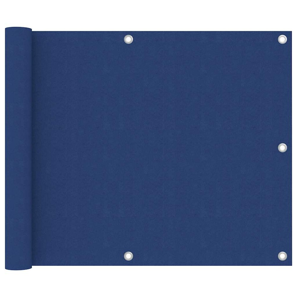 Écran de balcon bleu 75x400 cm tissu oxford