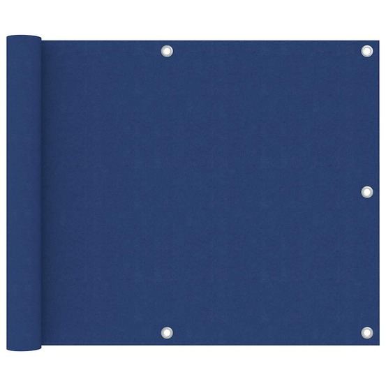 Écran de balcon bleu 75x400 cm tissu oxford