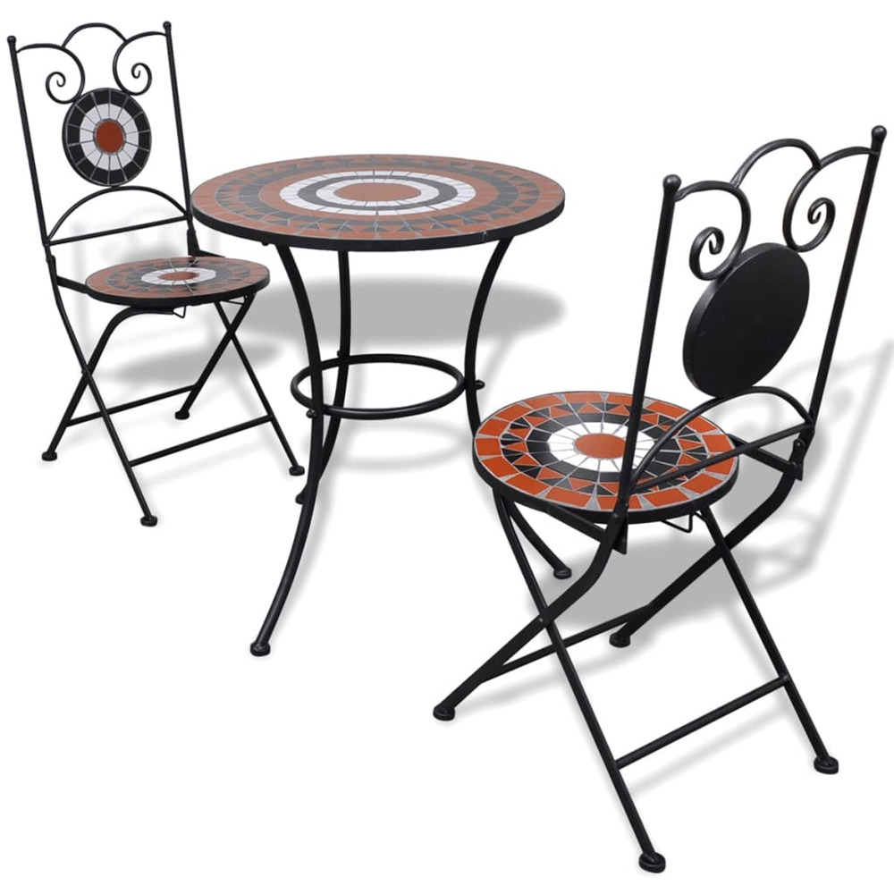 MOBILIER DE BISTRO 3 PCS CARRE-(869088)