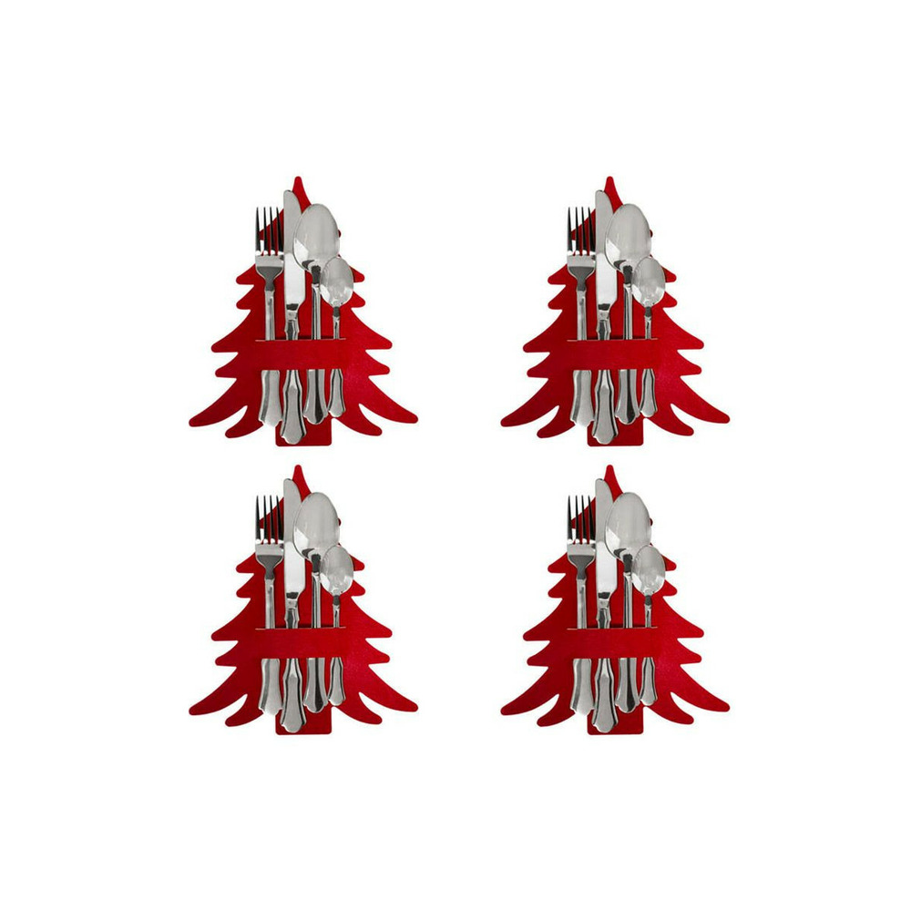 Lot de 4 porte-couverts 