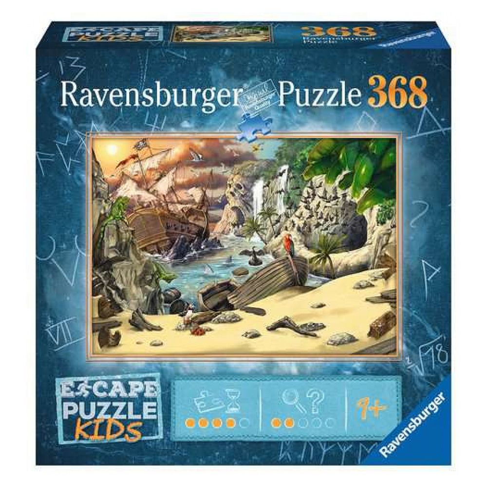 Escape puzzle kids pirates contour pour puzzle 368 pieces