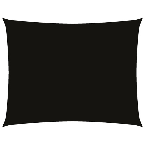 Voile de parasol tissu oxford rectangulaire 2x3,5 m noir
