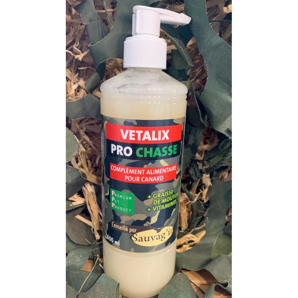 Vétalix pro chasse 500 ml redonne de l'énergie pour canards