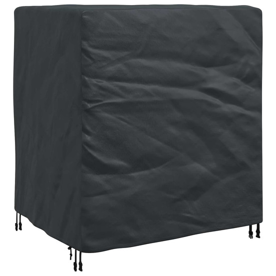 Housse pour meubles uni noir 116 x 100 x 120 cm 210d