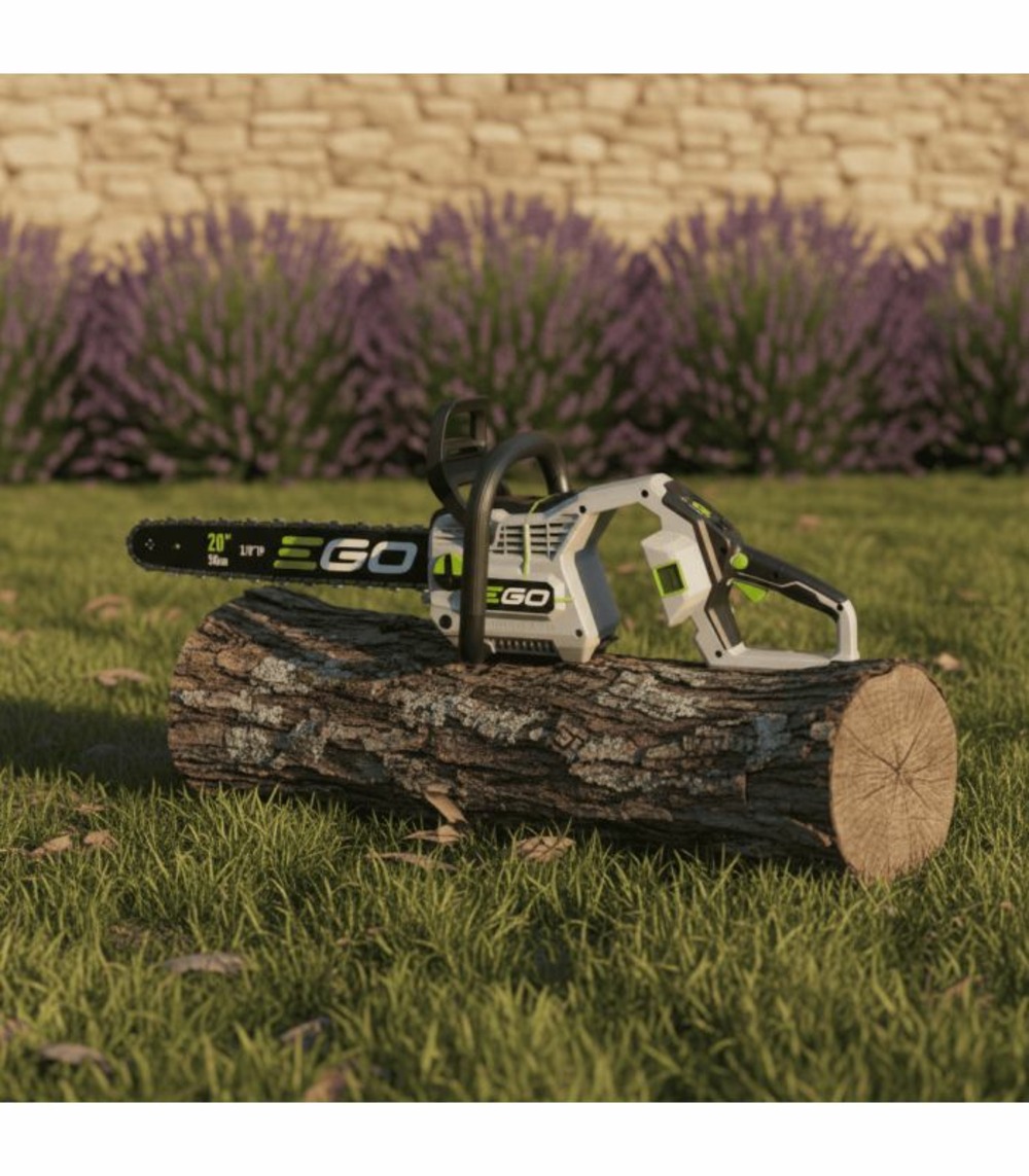Pack tronçonneuse électrique à batterie 56v guide 50 cm vitesse 25m-s ego pack-cs2005e