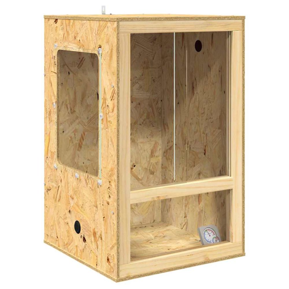Terrarium marron 50 x 50 x 80 cm osb