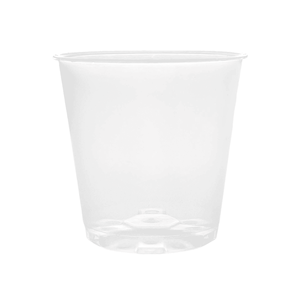 Pot transparent pour plantes - pot transparent troué de culture - pot de 6cm - x20 unités