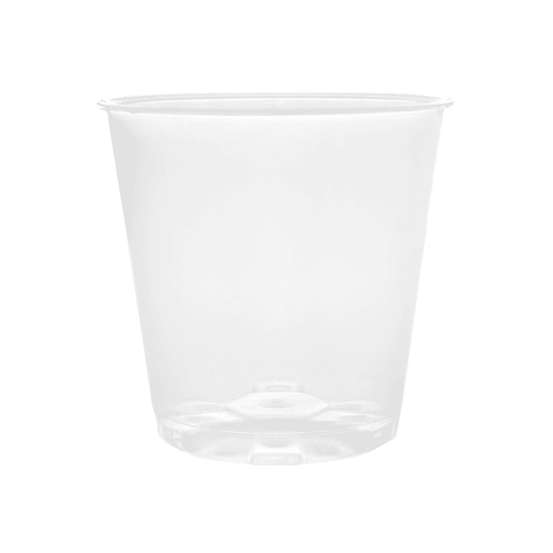 Pot transparent pour plantes - pot transparent troué de culture - pot de 6cm - x20 unités