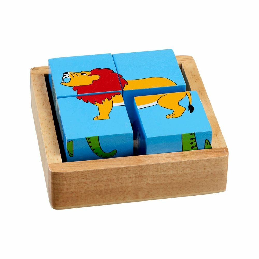 Bloc puzzle - les animaux du monde