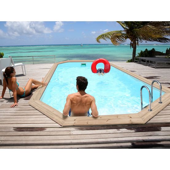 Piscine bois Cordoue - 3.48 x 2.15 x 1.18 m