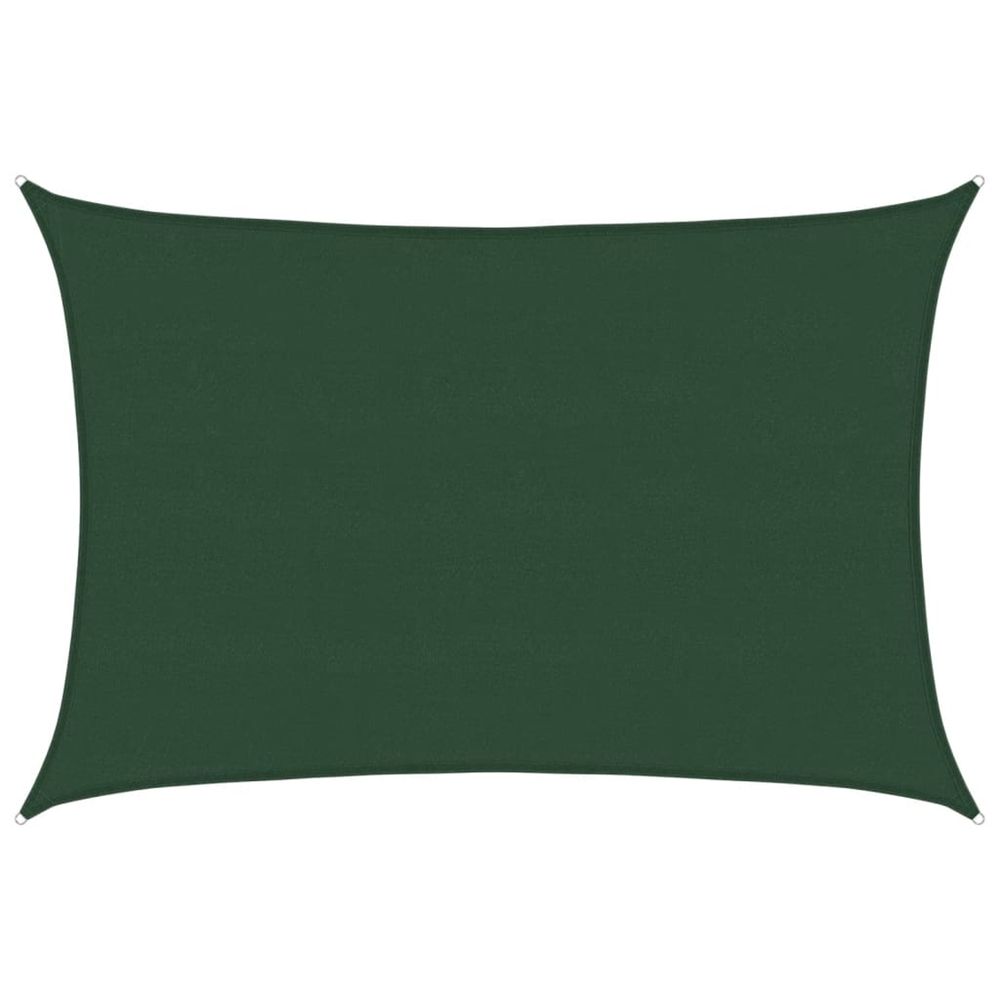 Voile d'ombrage 160 g/m² vert foncé 5x6 m pehd