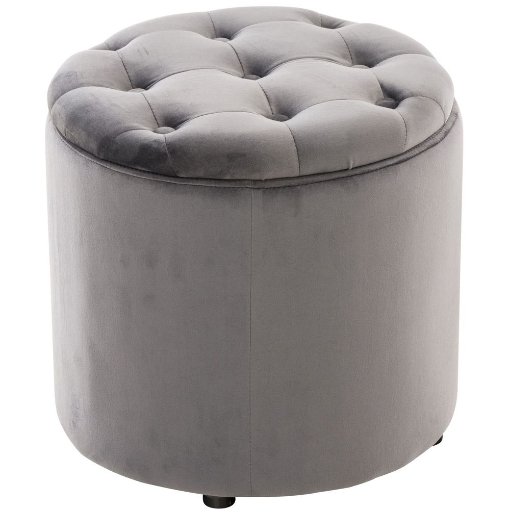 Tabouret pantin en velours