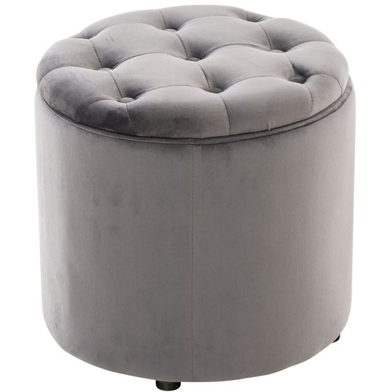Tabouret pantin en velours
