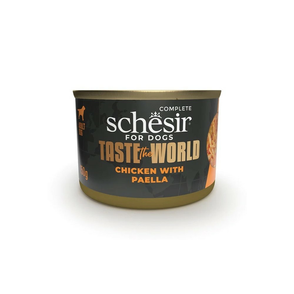 Taste the world poulet paella schesir chien 150 g