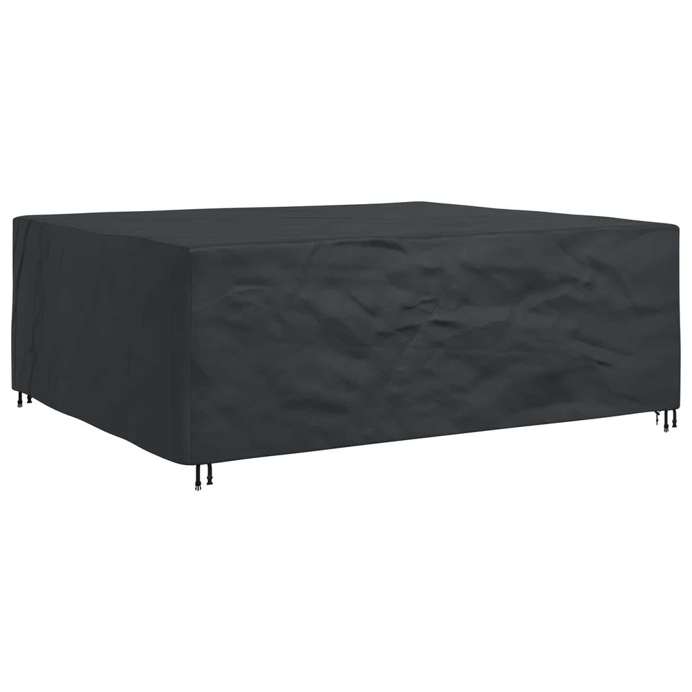 Housse pour meubles uni noir 300 x 250 x 70 cm 210d