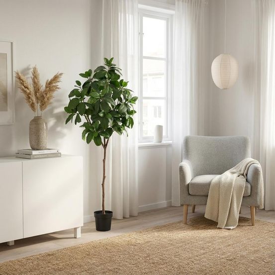 Magnolia arbuste plante artificielle - h190 cm - ø23 cm