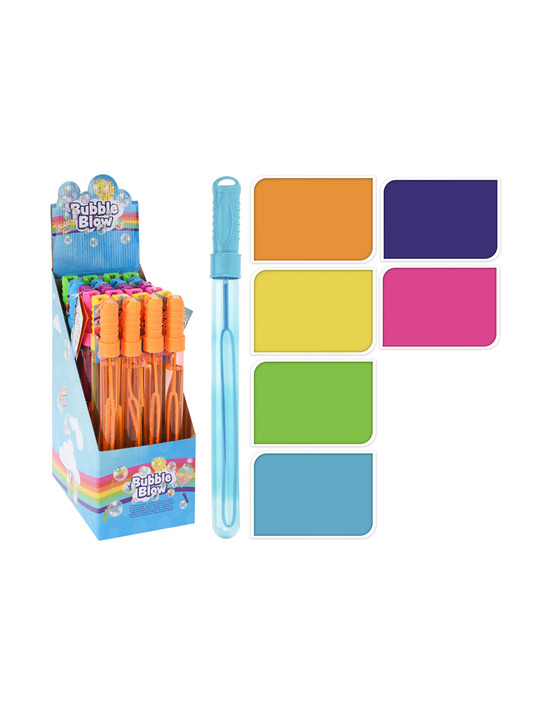 6 tube de bulles de savon 125ml couleurs assorties